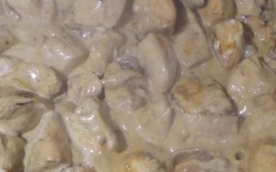 Poulet au curry avec mes restes de poulet