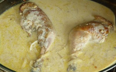 Cuisses de poulet sauce moutarde