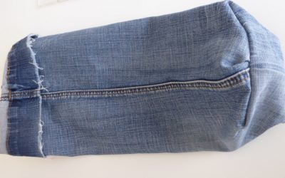 faire un sac à pain en jean