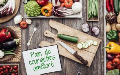 Pain de courgettes amélioré sans gluten