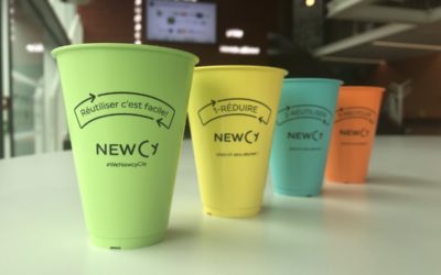 Newcy, la première entreprise de gobelets réutilisables adaptés aux distributeurs automatiques