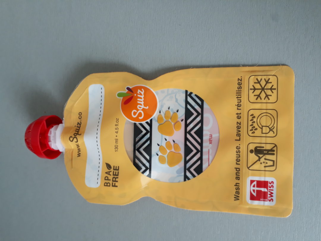 Des gourdes de compotes réutilisables pour remplacer les jetables