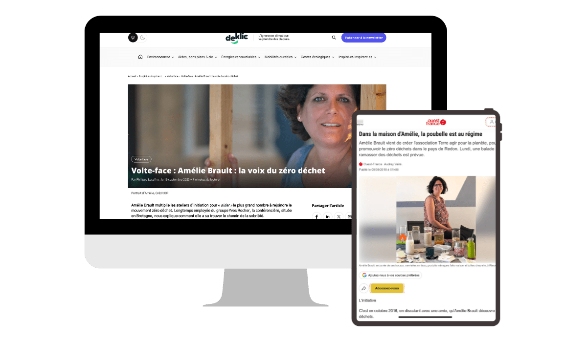 Amélie Brault dans les médias